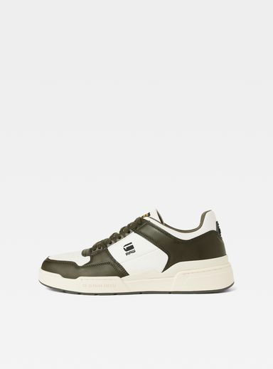 Attacc Block Leather Look Sneakers